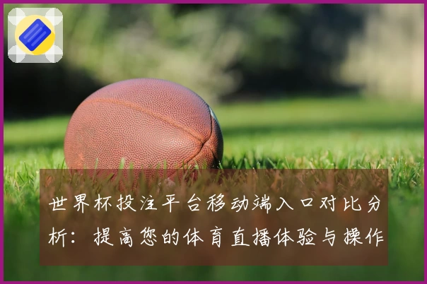 世界杯投注平台移动端入口对比分析：提高您的体育直播体验与操作便捷性