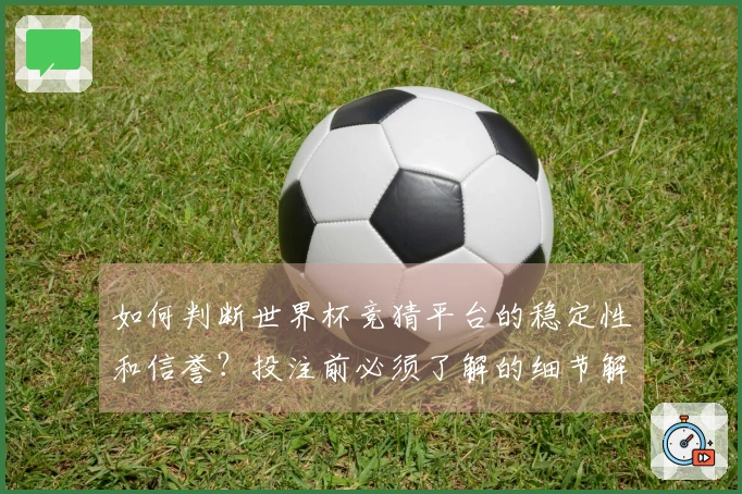 如何判断世界杯竞猜平台的稳定性和信誉？投注前必须了解的细节解析
